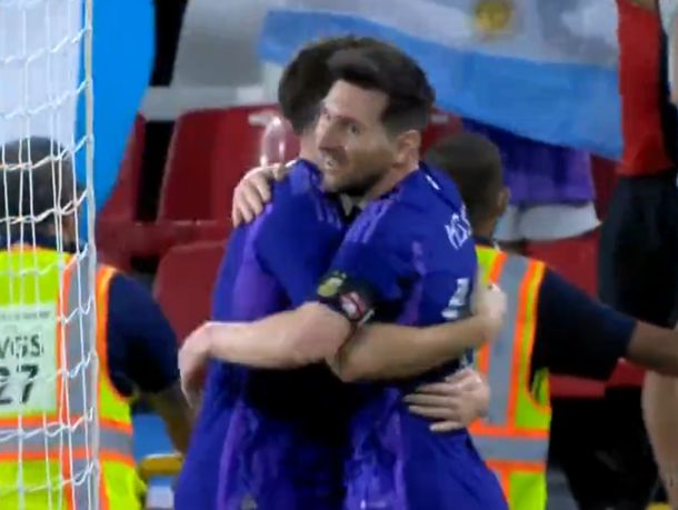 VIDEO: así fue el gol de Julián Álvarez para el 1 a 0 de la Selección Argentina