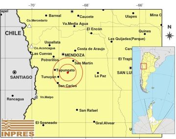 Un fuerte temblor de magnitud 6