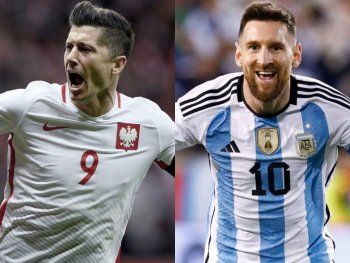 Qué dijo el DT de Polonia sobre el duelo entre Lewandowski y Messi
