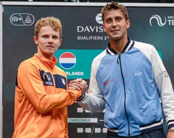 Argentina se enfrenta hoy a Países Bajos en la Copa Davis: el cronograma completo