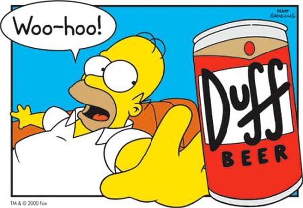 Batalla legal por Duff, la cerveza de Los Simpson