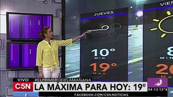 El pronóstico del tiempo del 27 de octubre de 2016 para toda la Argentina en C5N El pronóstico del tiempo del 27 de octubre de 2016 para toda la Argentina en C5N