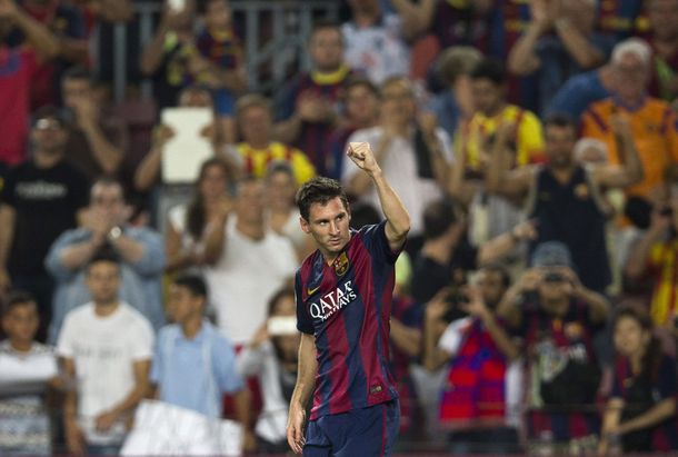 Con un doblete de Lionel Messi, el Barcelona derrotó al Elche