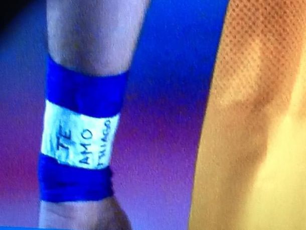 Messi y otro festejo con nueva dedicatoria a su hijo Thiago