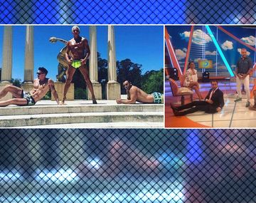 Los Intrusos imitaron una foto hot de Flavio Mendoza