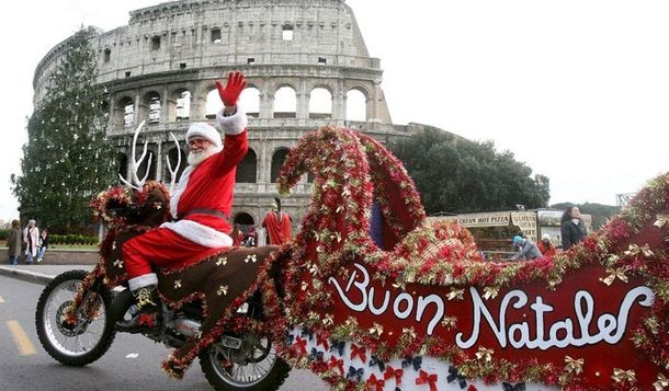 Papa Noel en Roma