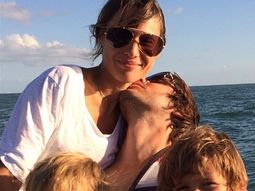 Pampita, enamorada de su familia: Mis hombres y yo