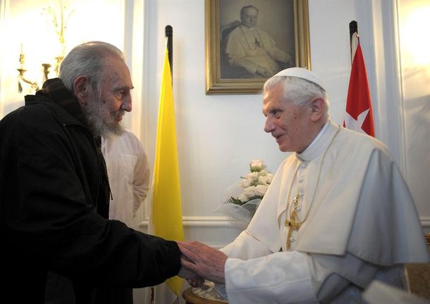 Fidel castro benedicto xvi papa