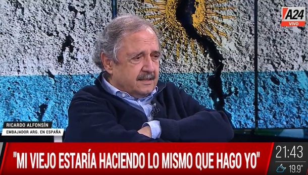 El hijo de Raúl Alfonsín: Mi viejo hubiera votado por Massa