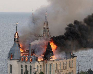 Rusia bombardeó el castillo de Harry Potter en Odesa: cinco muertos