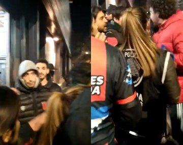 Todos con Cristina: policías porteños sacaron bandera a los hinchas de Defensores