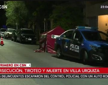 Personal policial cubrió el lugar en el que yacía el cuerpo del fallecido