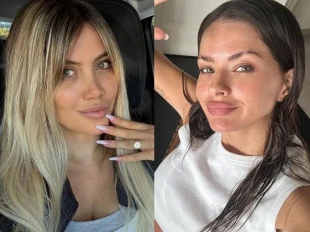 Wanda Nara y la China Suárez.