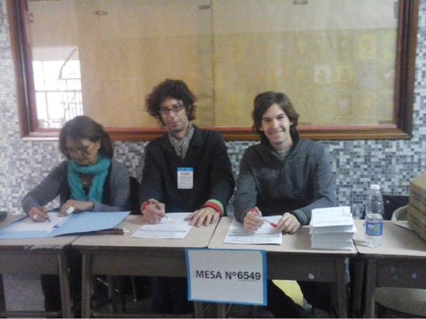 Andy Chango es presidente de mesa y se lo dedica a Mirtha Legrand