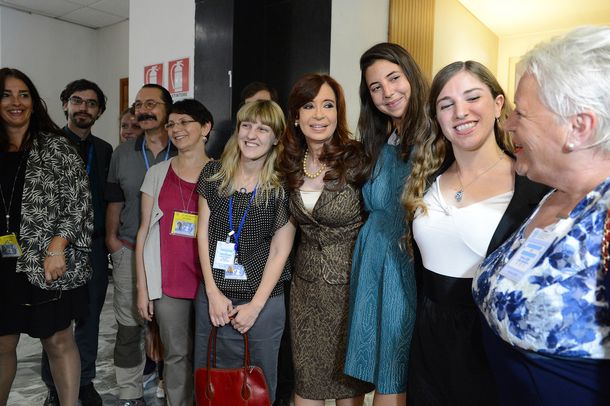 Científicos argentinos en Roma agradecieron a CFK el trabajo en ciencia y tecnología