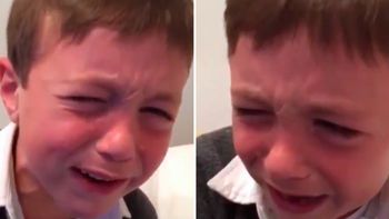 ¡miralo pulga! el nene que lloro desconsoladamente por la renuncia de messi ¡miralo pulga! el nene que lloro desconsoladamente por la renuncia de messi