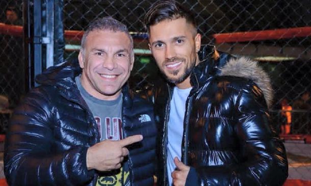 Bam Bam junto a Jorge Cali (Cage League Championship)