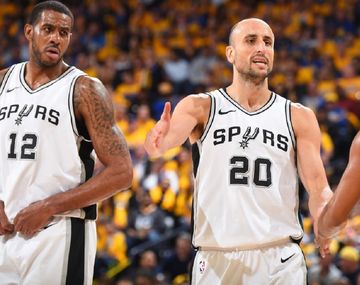 Manu Ginóbili sumó 10 puntos pero su equipo perdió