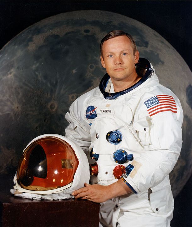 Neil Armstrong, el representante del Rojo que llegó a la Luna