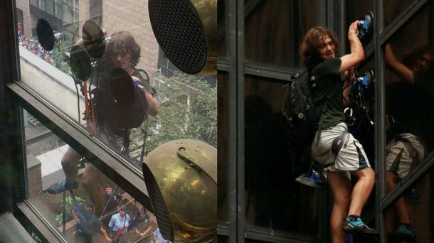 Un hombre intentó escalar la torre de Trump en Nueva York y lo atraparon