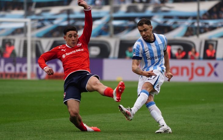 Racing e Independiente igualaron 1-1 en el clásico de Avellaneda
