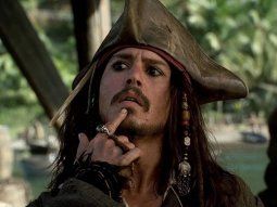 Johnny Depp volvió a ser Jack Sparrow.
