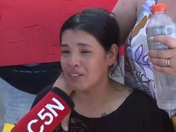 Nelly, esposa de Gabriel, el hombre asesinado en Villa Lugano en un presunto caso de gatillo fácil. Nelly, esposa de Gabriel, el hombre asesinado en Villa Lugano en un presunto caso de gatillo fácil.