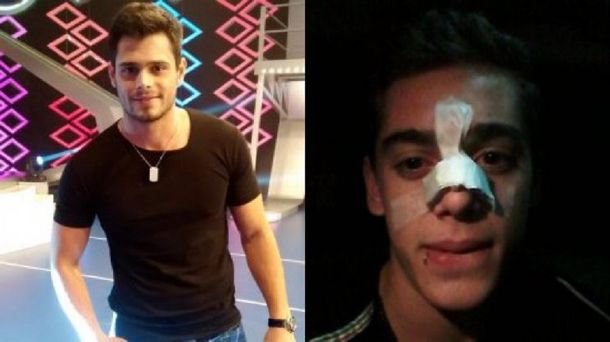 Después de pegarle a un participante, echaron a Lucas Velasco, el novio de Silvina Escudero, de Combate