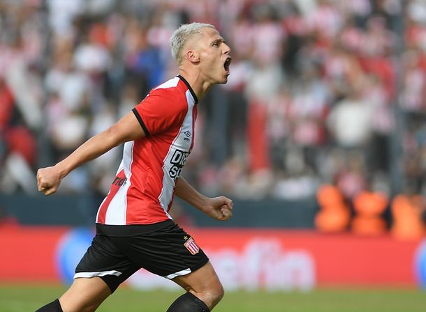 El grito de gol del mediocampista del Pincha