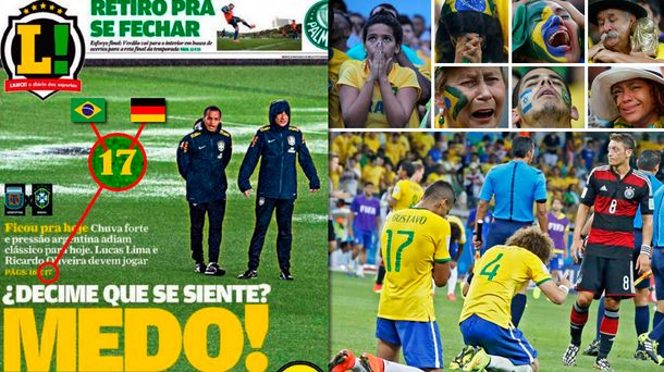 Se cargan solos: la prensa de Brasil habló del miedo argentino en la página 1-7