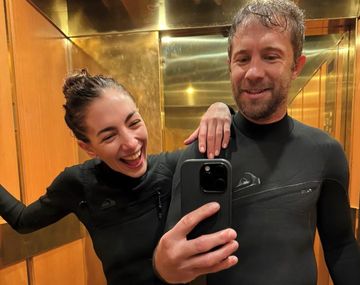 Así avanzan las obras: Thelma Fardin y Nico Riera mostraron las bases de su casa soñada frente al mar