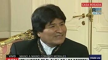 evo: francisco es el papa de los pobres evo: francisco es el papa de los pobres