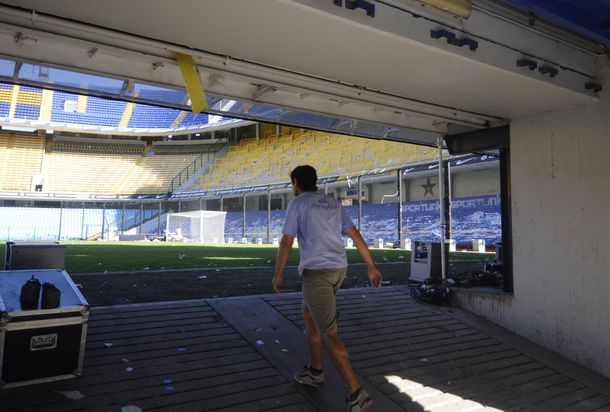 Clausuraron dos tribunas populares de la cancha de Boca