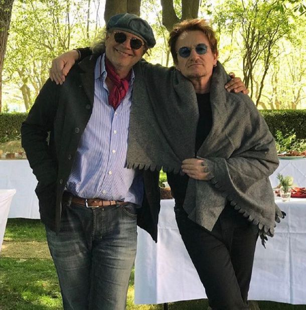 Francis Mallmann con Bono