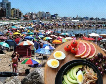 Comida sana en la playa, la moda que se viene en el verano.