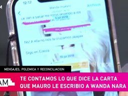 Se filtró el chat de la China Suárez con Wanda: hablan mal de Pampita
