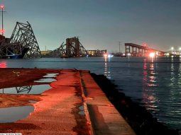 Descartan terrorismo por el derrumbe del puente de Baltimore
