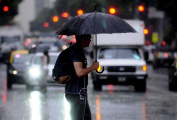 Mal clima: lluvias en Buenos Aires.