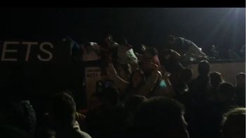 La salida del recital del Indio, un caos La salida del recital del Indio, un caos