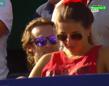 Nalbandian se acercó al Lawn Tennis para ver el Argentina Open