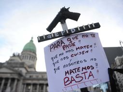 La marcha contra la inseguridad #ParaQueNoTePase, en el Congreso. La marcha contra la inseguridad #ParaQueNoTePase, en el Congreso.