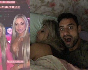 Los Brittes festejaron el cumpleaños de su hija, Allana, mientras Corrêa alardeaba que había estado con Cris Brittes