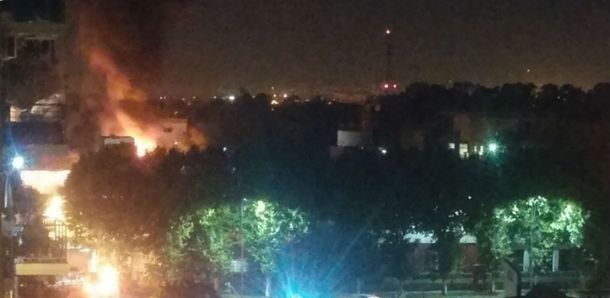 Incendio en Villa Lugano