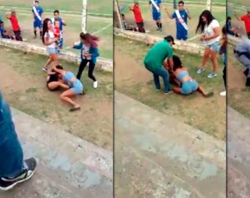Se enteraron de que salían con el mismo futbolista y se agarraron a piñas