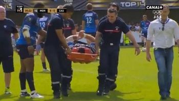 video: un rugbier uruguayo se llevo un escalofriante golpe en la liga francesa video: un rugbier uruguayo se llevo un escalofriante golpe en la liga francesa