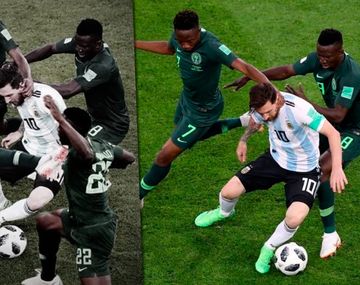 La primera es falsa, la segunda es lo que realmente sucedió.