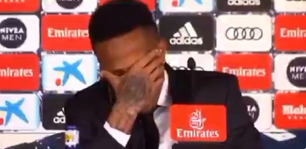 El brasileño Éder Militão se descompensó en su presentación en el Real Madrid