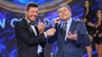 mauricio y tinelli vuelven a encontrarse en el piso de showmatch mauricio y tinelli vuelven a encontrarse en el piso de showmatch