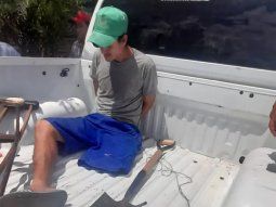 Cayó Resortín, un ladrón al que le falta una pierna