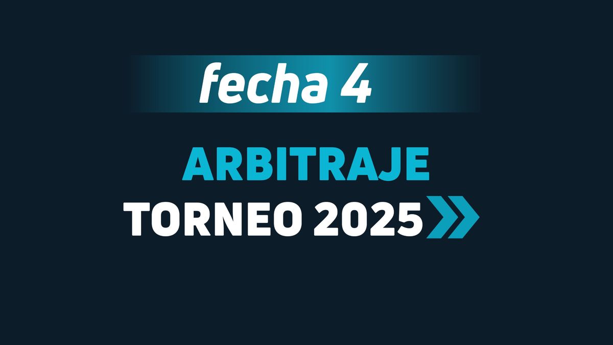 Designan a los árbitros para la fecha 4 del Torneo Apertura 2025 ...